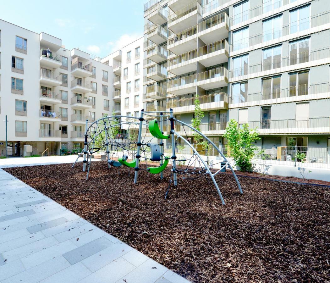 Erdberger Laende Appartement Wenen Buitenkant foto